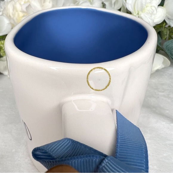 ❌SOLD❌ Rae Dunn x Disney NWT ALICE IN WONDERLAND Coffee Tea Mug Ivory Blue NEW - Picture 12 of 17